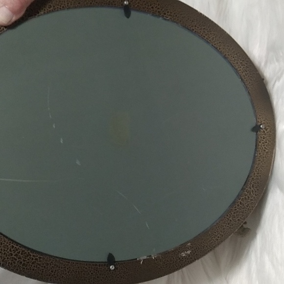 LAST DROP! Antique Bald Eagle & Babies On A Tree Limb Mirror In Great Condition - Picture 9 of 10